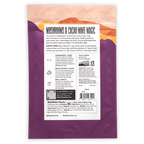 Raaka Cocoa + Mushroom Blend purple orange pouch Mushrooms & Cacao Make Magic
