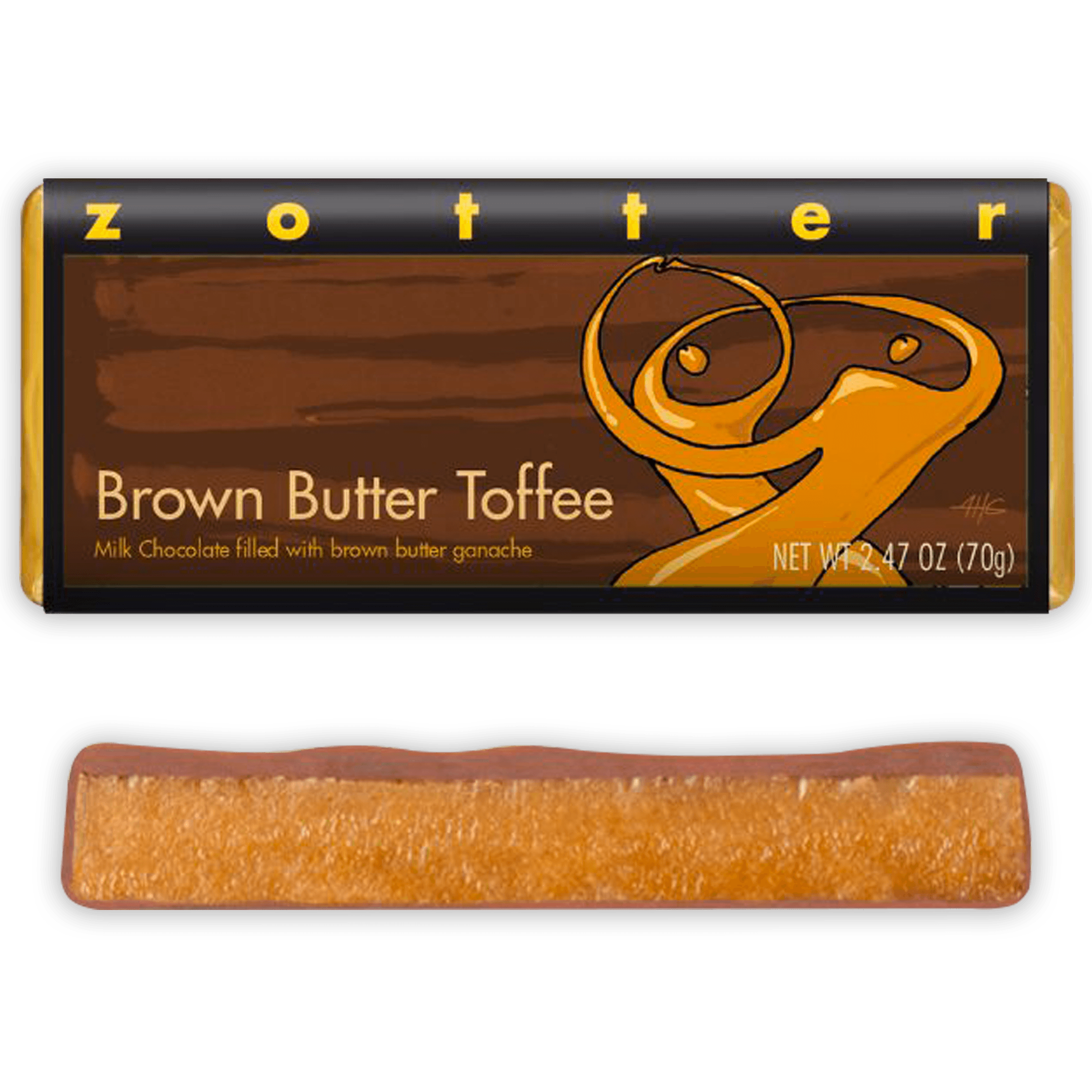 <b>Zotter</b> Brown Butter Toffee (Filled) .