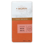A. label on A. Morin Costa Rica Quetzal 70% chocolate bar