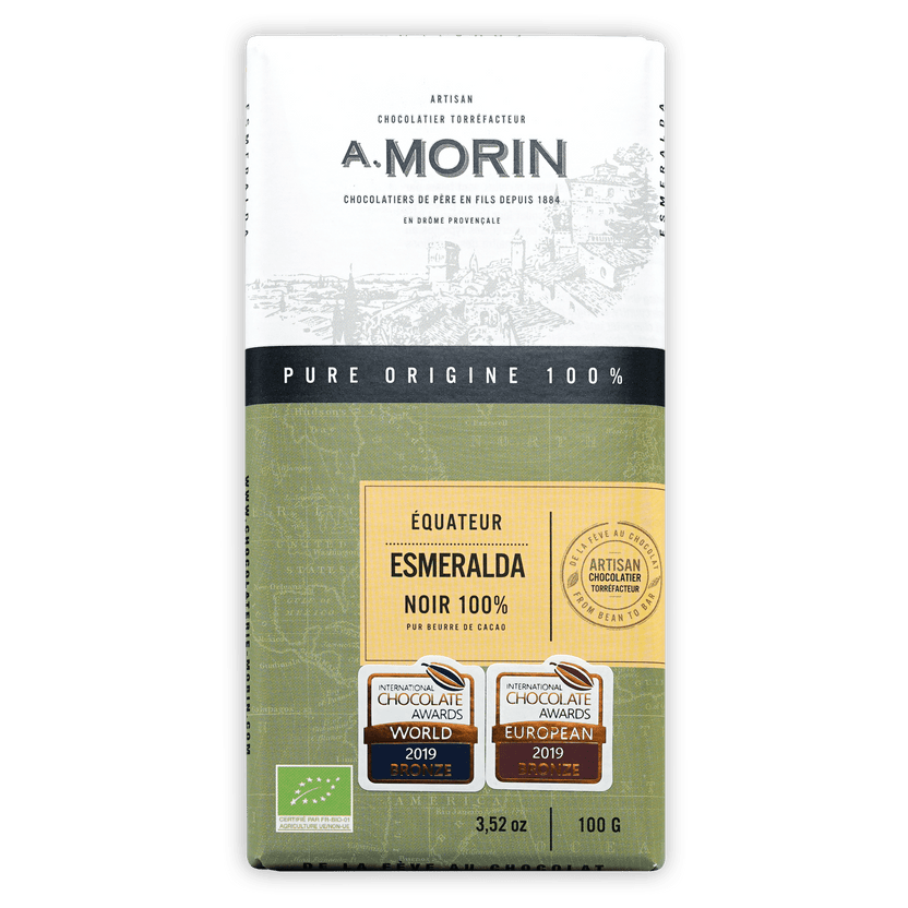 A. displayed in A. Morin Ecuador Esmeralda 100% product