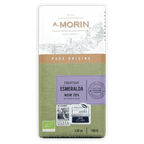 A. Morin Equateur Esmeralda 70% chocolate bar label
