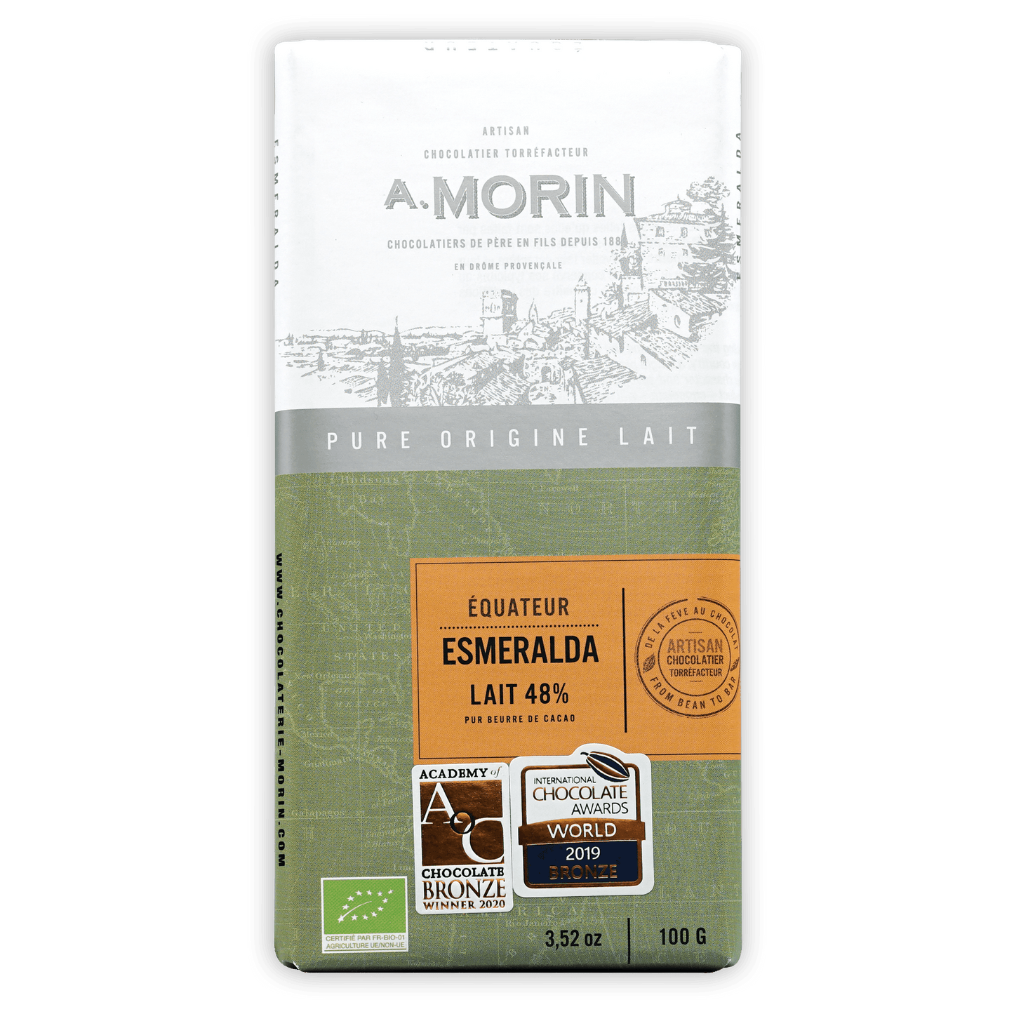 A. Morin Equateur Esmeralda Milk 48%