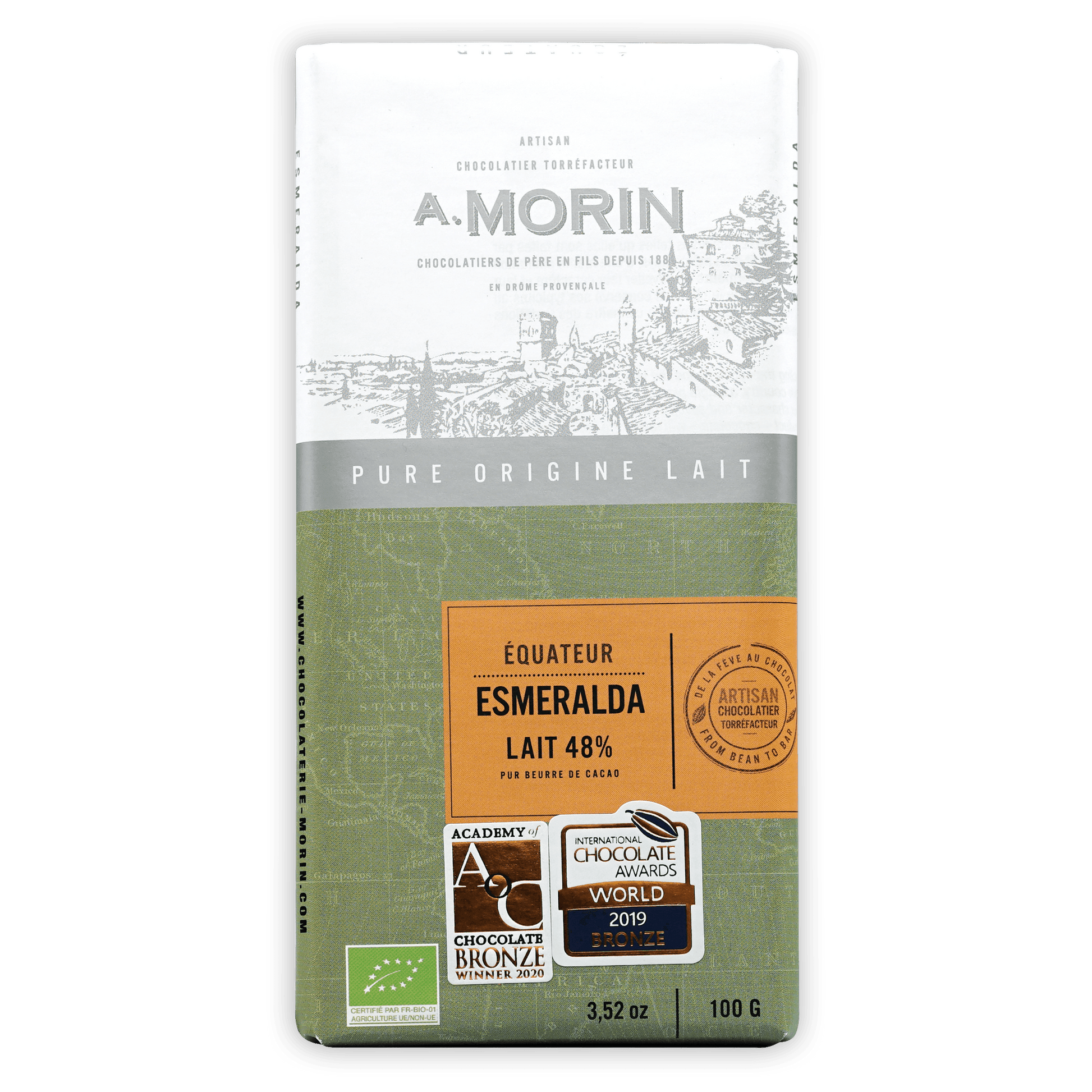 A. Morin Equateur Esmeralda Milk 48%
