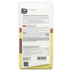 Back of A. Morin Java Aruna 70% dark chocolate bar wrapper
