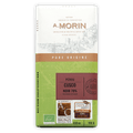 A. label on A. Morin Peru Cusco 70% chocolate bar