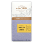 A. label on A. Morin Venezuela Porcelana 70% chocolate bar
