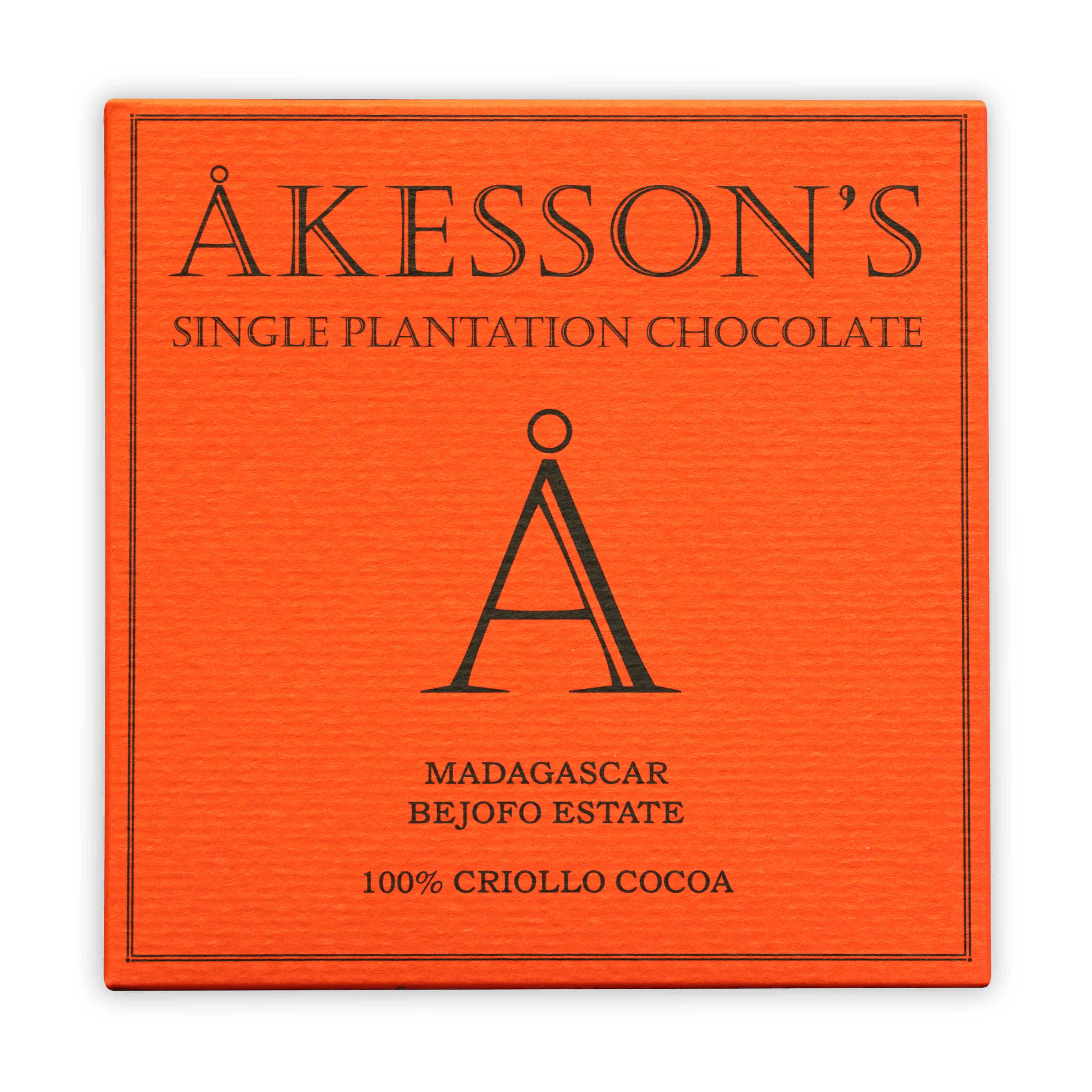 Akesson’s Madagascar Criollo 100% Dark Chocolate bar box