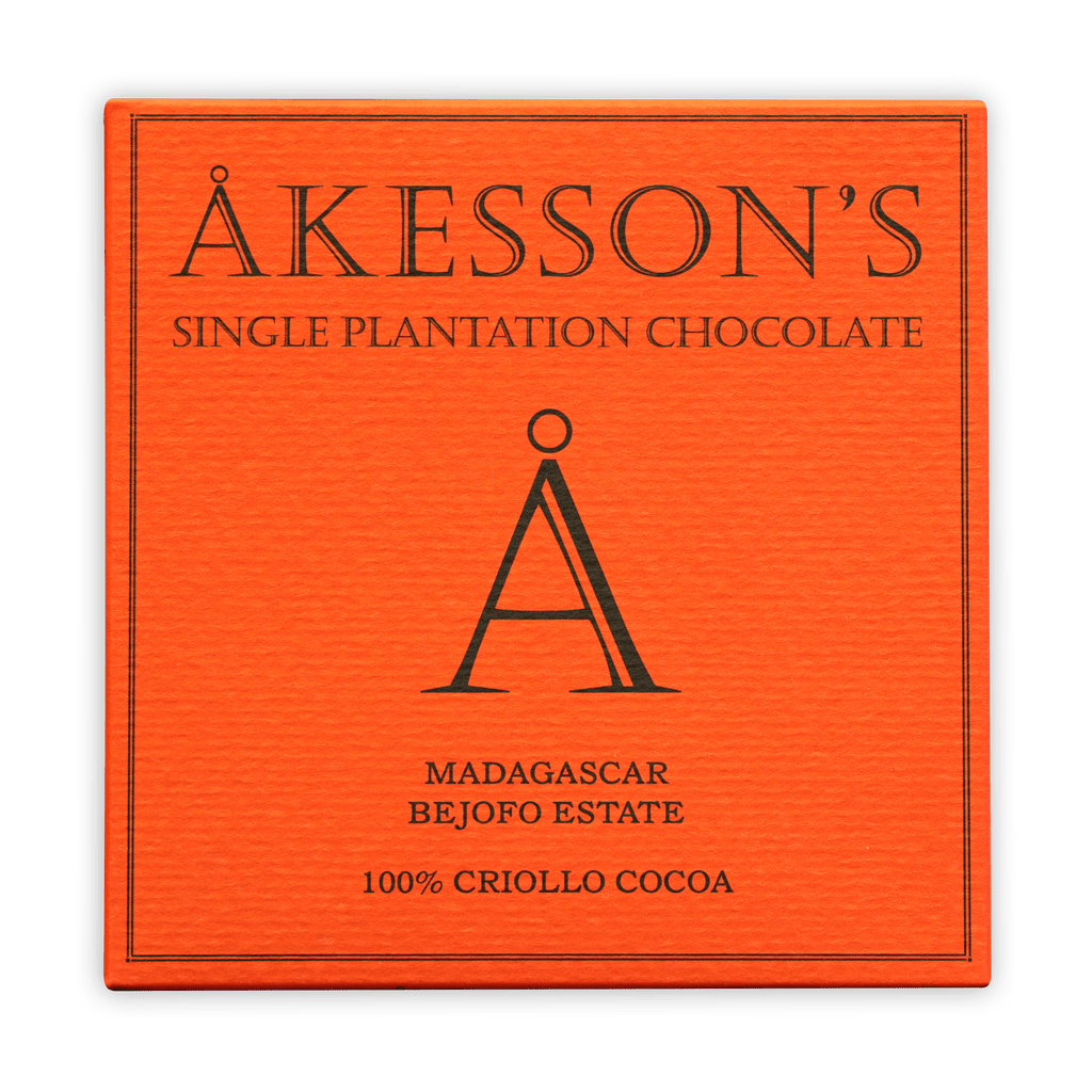 Akesson’s Madagascar Criollo 100% Dark Chocolate bar box