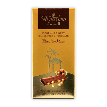 Al Nassma Camel Milk Chocolate w/ Hazelnuts