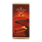 Al Nassma camel milk chocolate bar with macadamia orange flavor