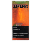 Amano Dos Rios 70% chocolate bar in orange green wrapper