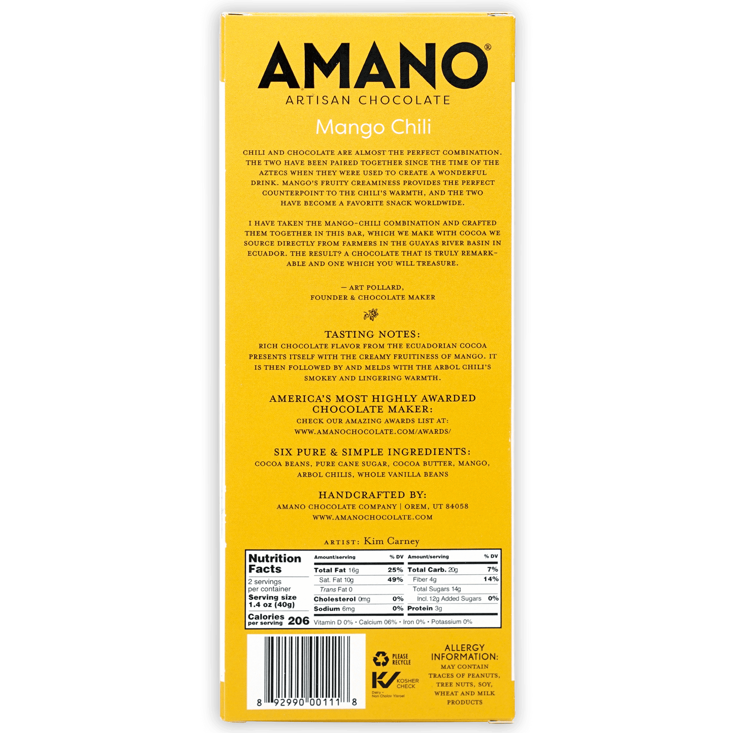 Amano Mango Chili 65%