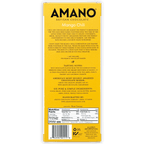 Amano Mango Chili 65% artisan chocolate bar in bright yellow box