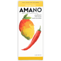 Amano Mango Chili 65% artisan chocolate bar with mango chili illustration