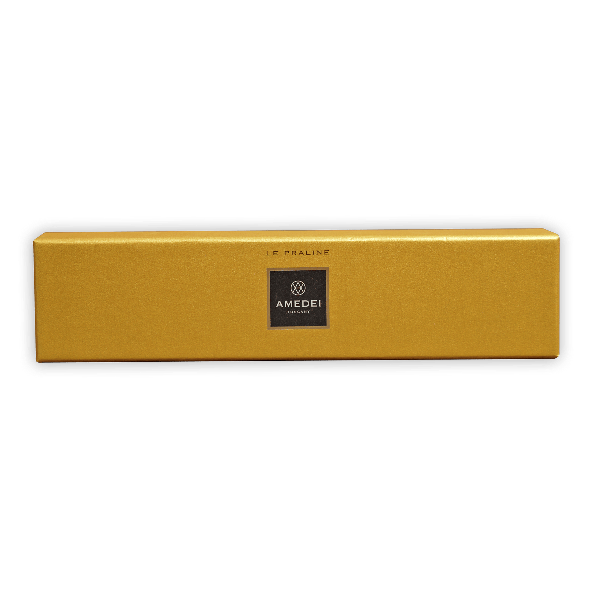 Amedei le praline gold box with black label, 5 pcs assorted