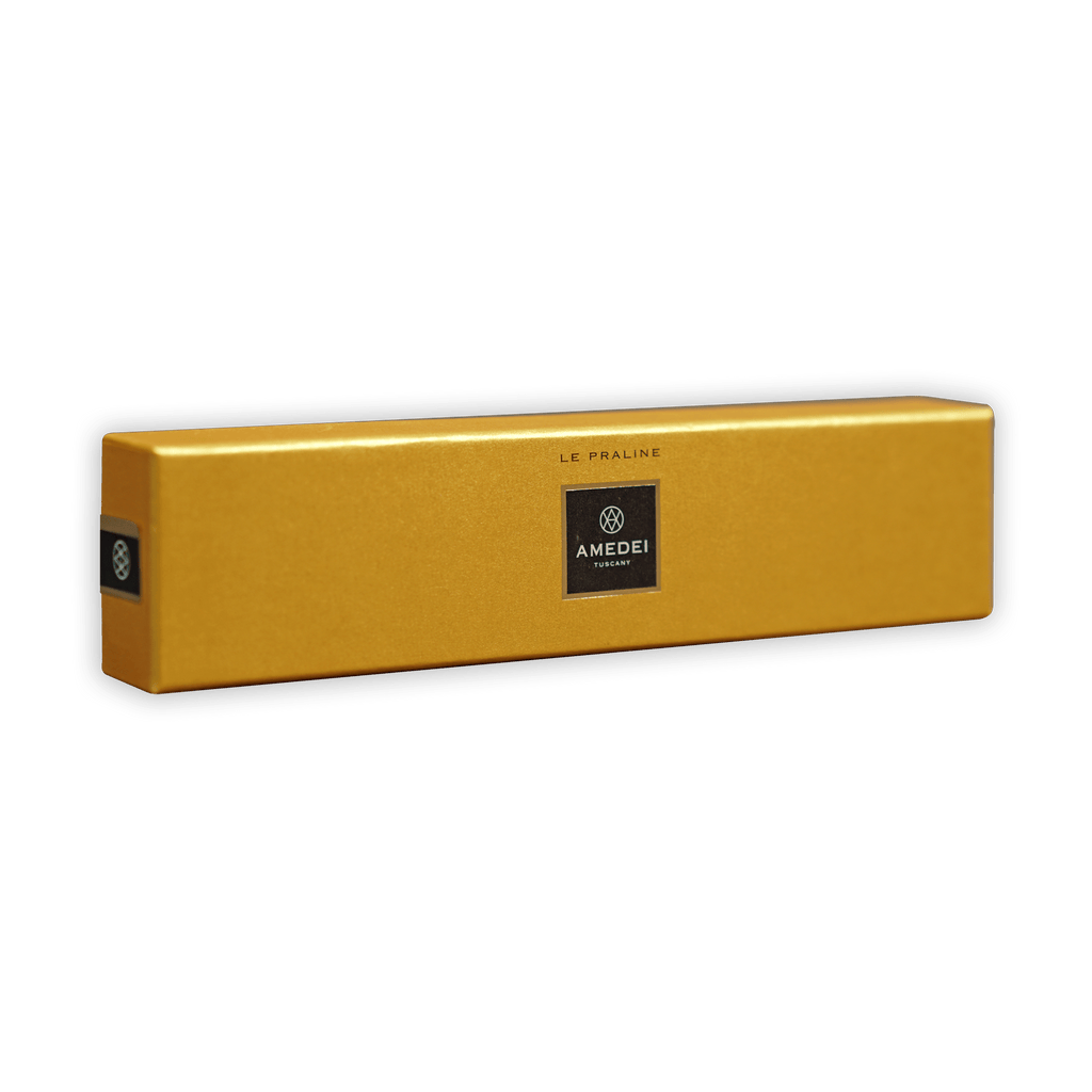 Amedei Tuscany Le Praline gold rectangular box 5 pcs pralines
