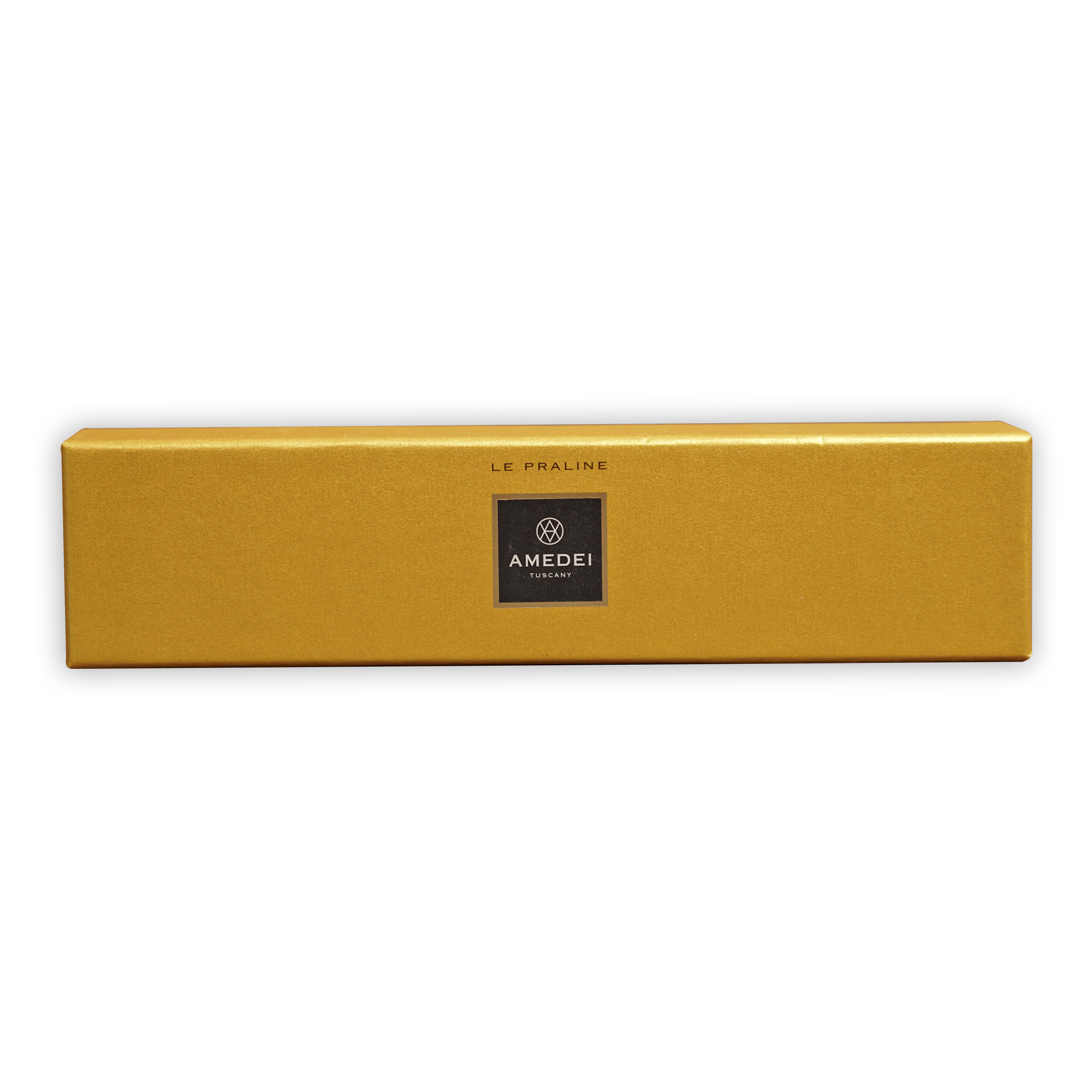 Amedei le praline gold box with black label, 5 pcs assorted