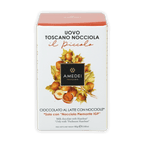 Amedei Toscana Il Piccolo milk chocolate bar in Easter egg hazelnut box