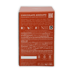 Back of Amedei Easter Egg Milk Chocolate and Hazelnut orange box