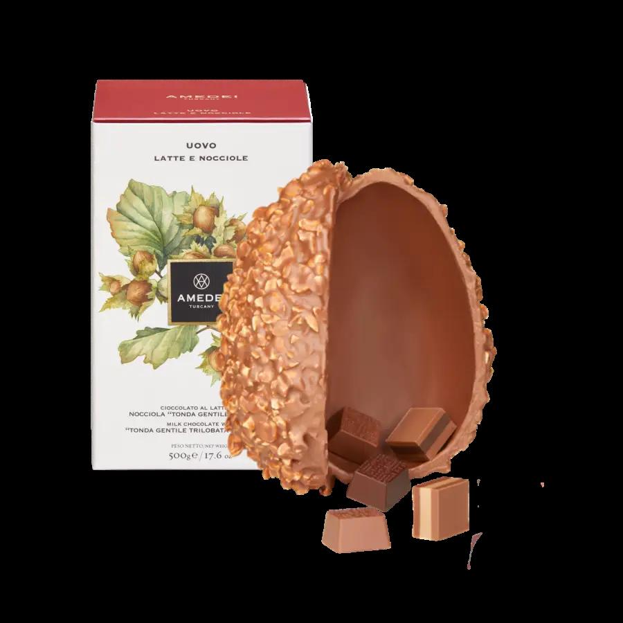 Amedei Easter Egg Milk Chocolate and Hazelnut (Pre Order)