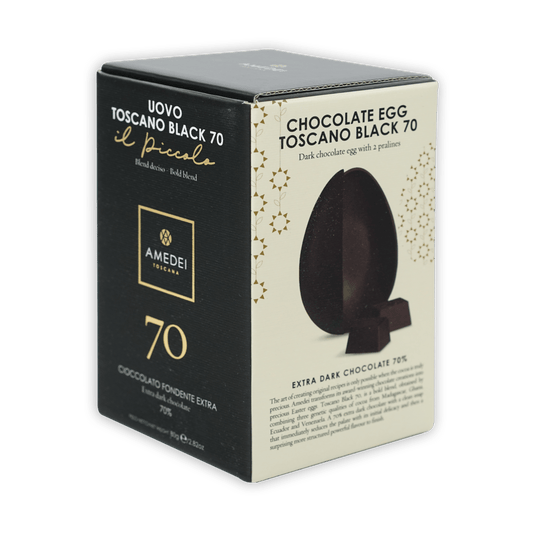 Amedei Easter Egg Toscano Black Dark 70% (Seasonal)