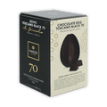 Amedei Toscana Black 70% Easter egg in elegant box with pralines