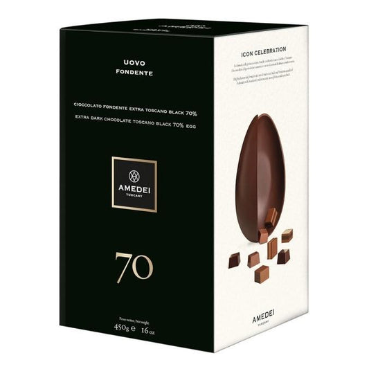 Amedei Easter Egg Toscano Black Dark 70%