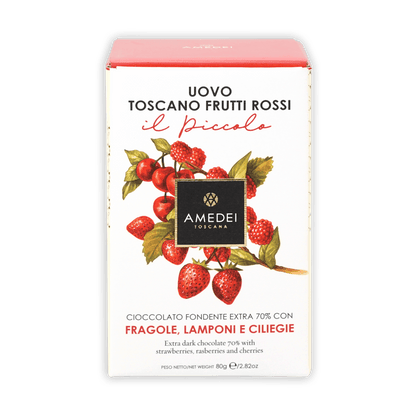 Amedei Easter Egg Toscano Dark w/ Mixed Berries 70% (Seasonal)