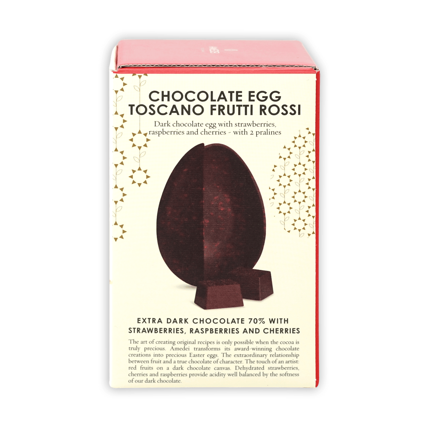 Amedei Easter Egg Toscano Dark w/ Mixed Berries 70% (Seasonal)