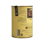 Amedei Gocce Toscano Latte milk chocolate chips 32% golden tin back