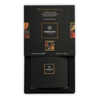 Amedei Napolitains Chuao 70% black textured box with gold lettering