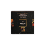 Black textured Amedei Tuscan Chuao 70% dark chocolate napolitains box