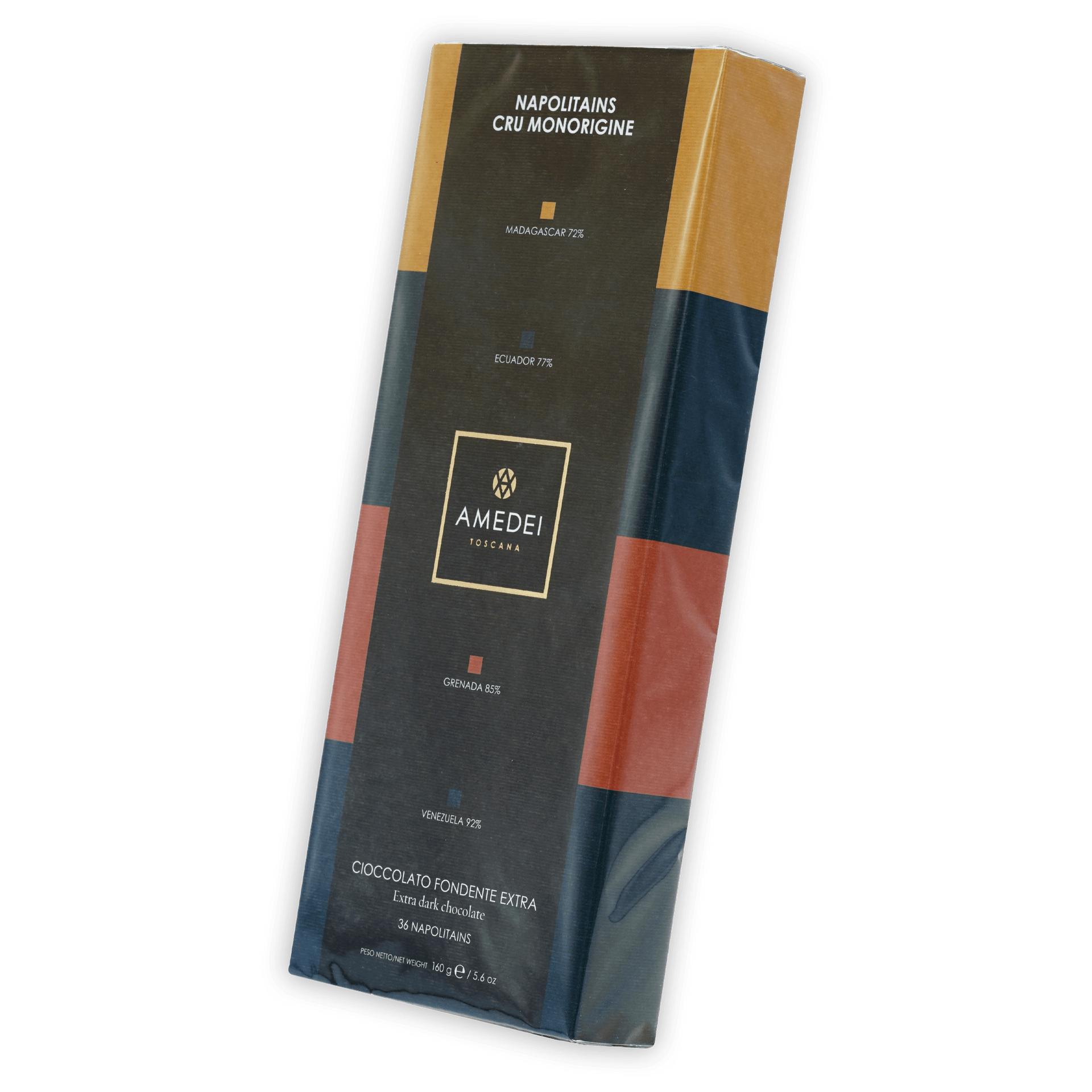 Amedei Toscana extra dark chocolate napolitains box, 36 pcs variety