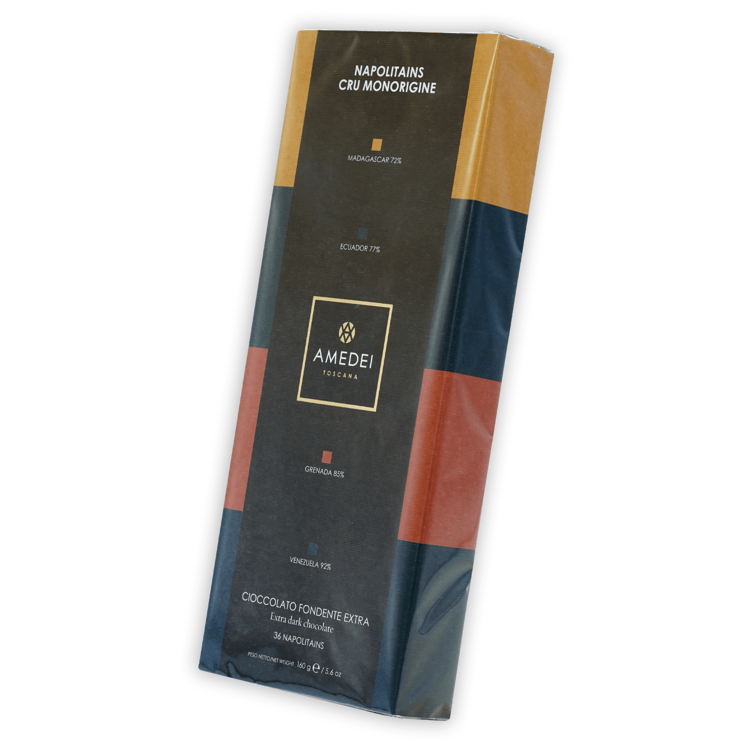 Amedei Toscana extra dark chocolate napolitains box, 36 pcs variety
