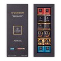 Elegant Amedei Tuscany I Fondenti black box with 36 assorted napolitains
