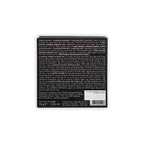 Back of Amedei Napolitains I Neri 70% black chocolate box with ingredients