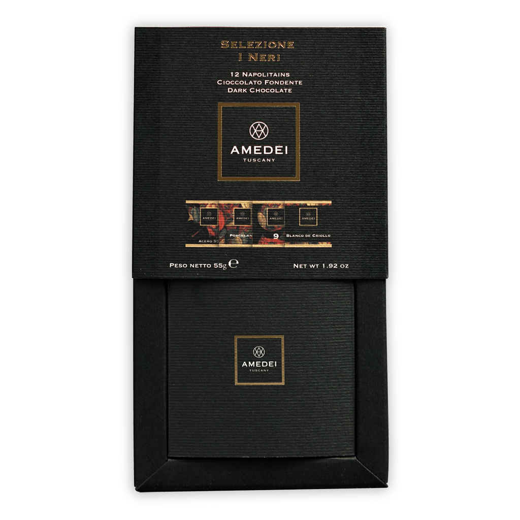 Amedei Napolitains I Neri 70% 12 pcs in elegant black box