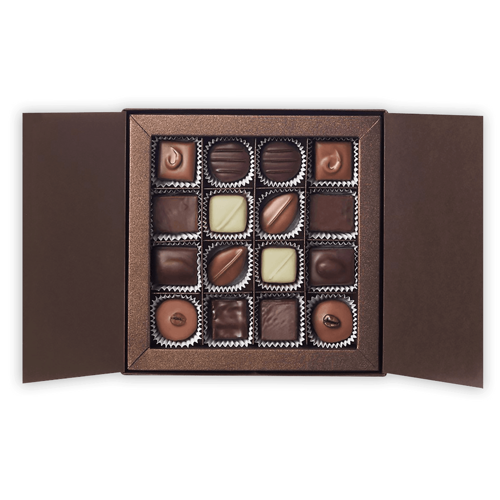 Amedei Pralines Gift Box with 16 luxury dark and milk chocolate truffles