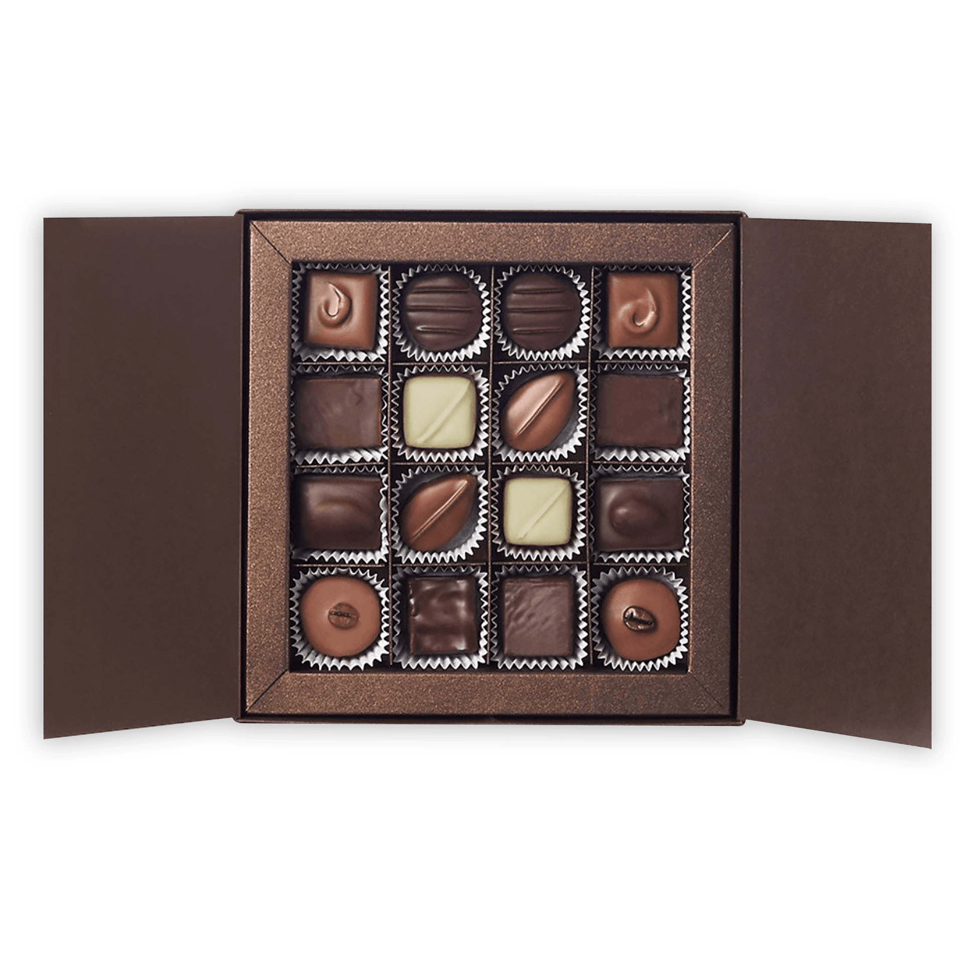 Amedei Pralines Gift Box with 16 luxury dark and milk chocolate truffles