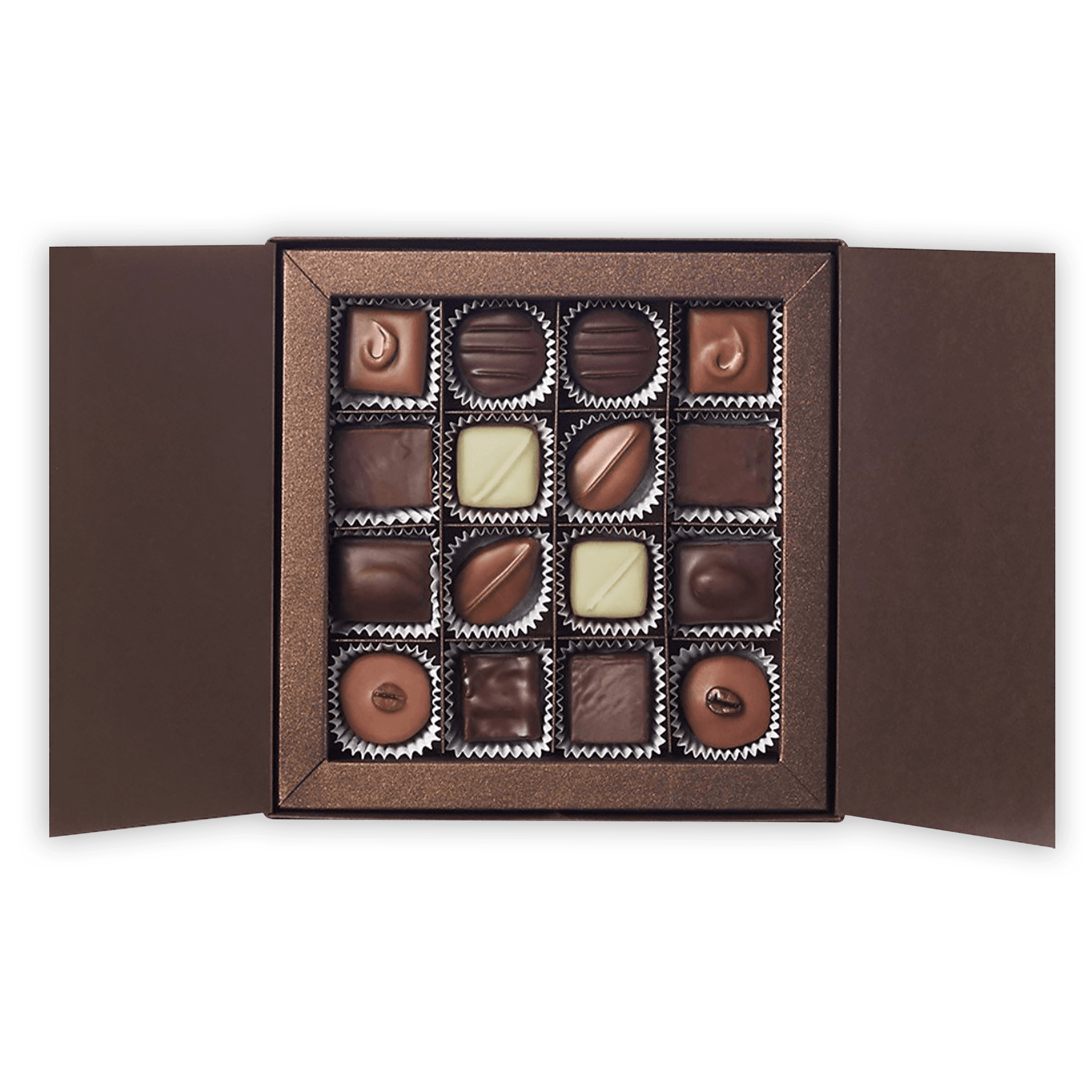 Amedei Pralines Gift Box with 16 luxury dark and milk chocolate truffles