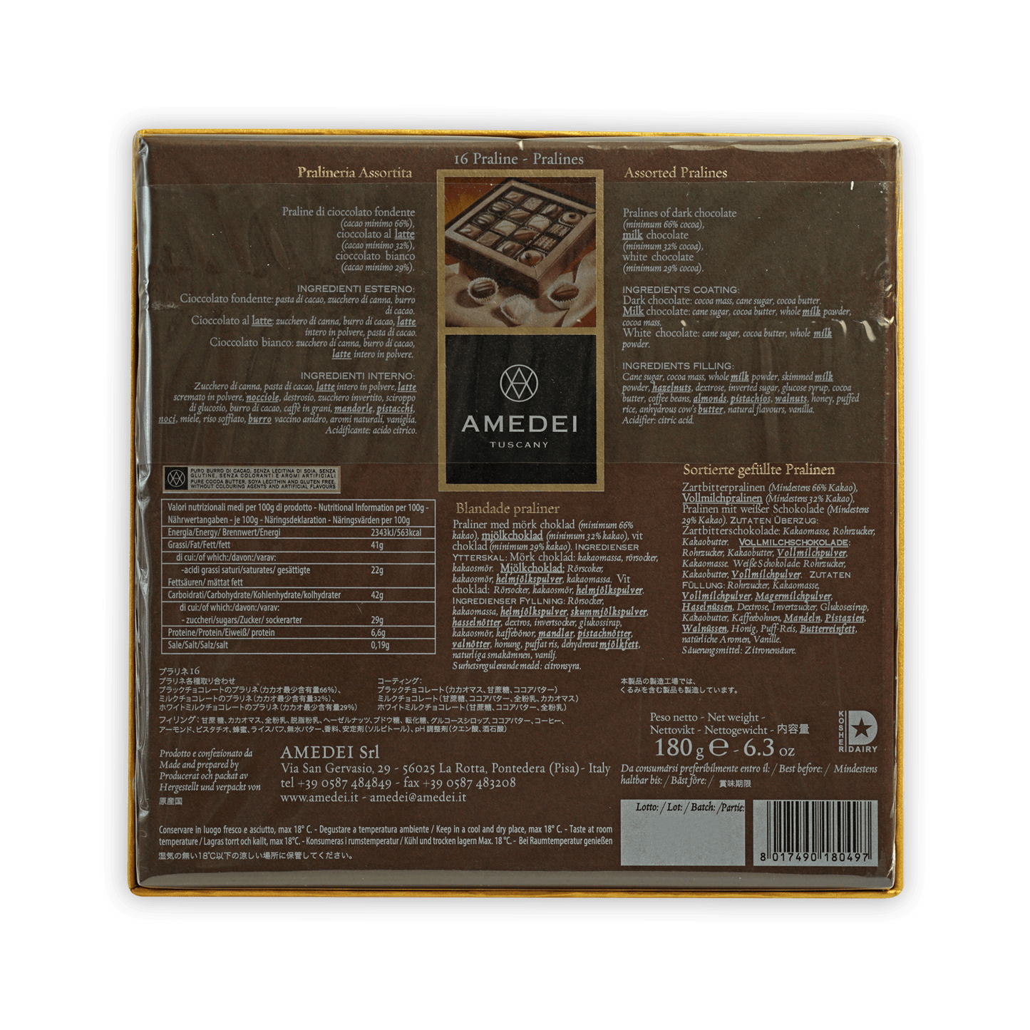 Amedei Pralines Gift Box (16 pcs)