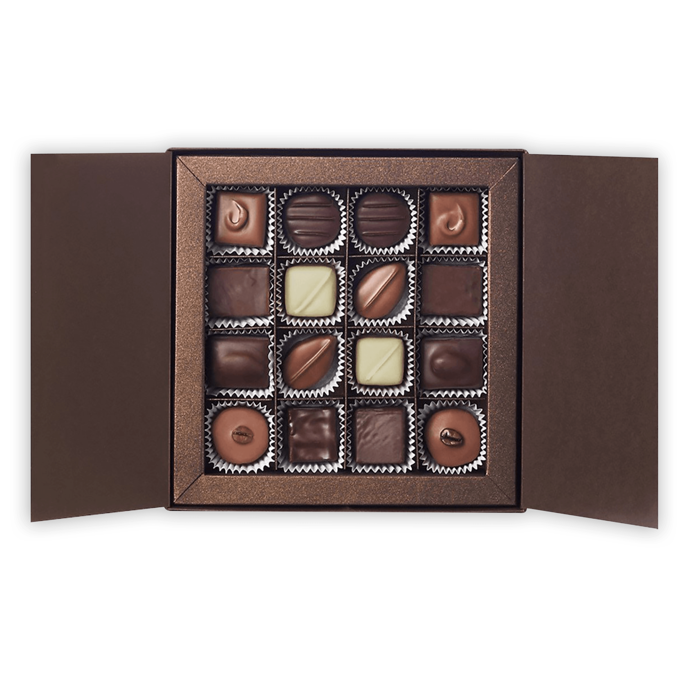 Amedei Pralines Gift Box with 16 luxury dark and milk chocolate truffles