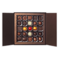 Amedei chocolate pralines gift box with 25 pcs in luxurious dark brown box
