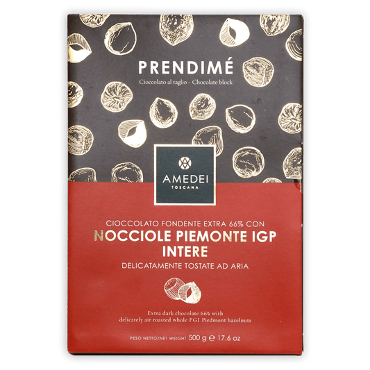 Amedei Prendimé Dark Chocolate w/ Hazelnuts 66% (500g)
