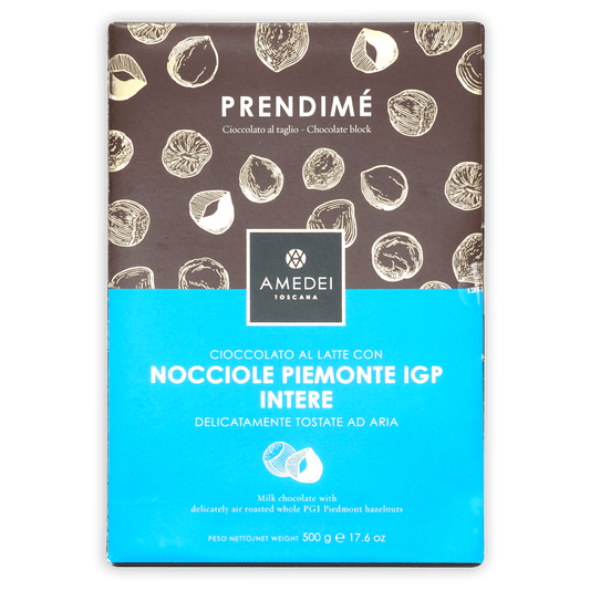 Amedei Prendimé Milk Chocolate w/ Hazelnuts (500g)