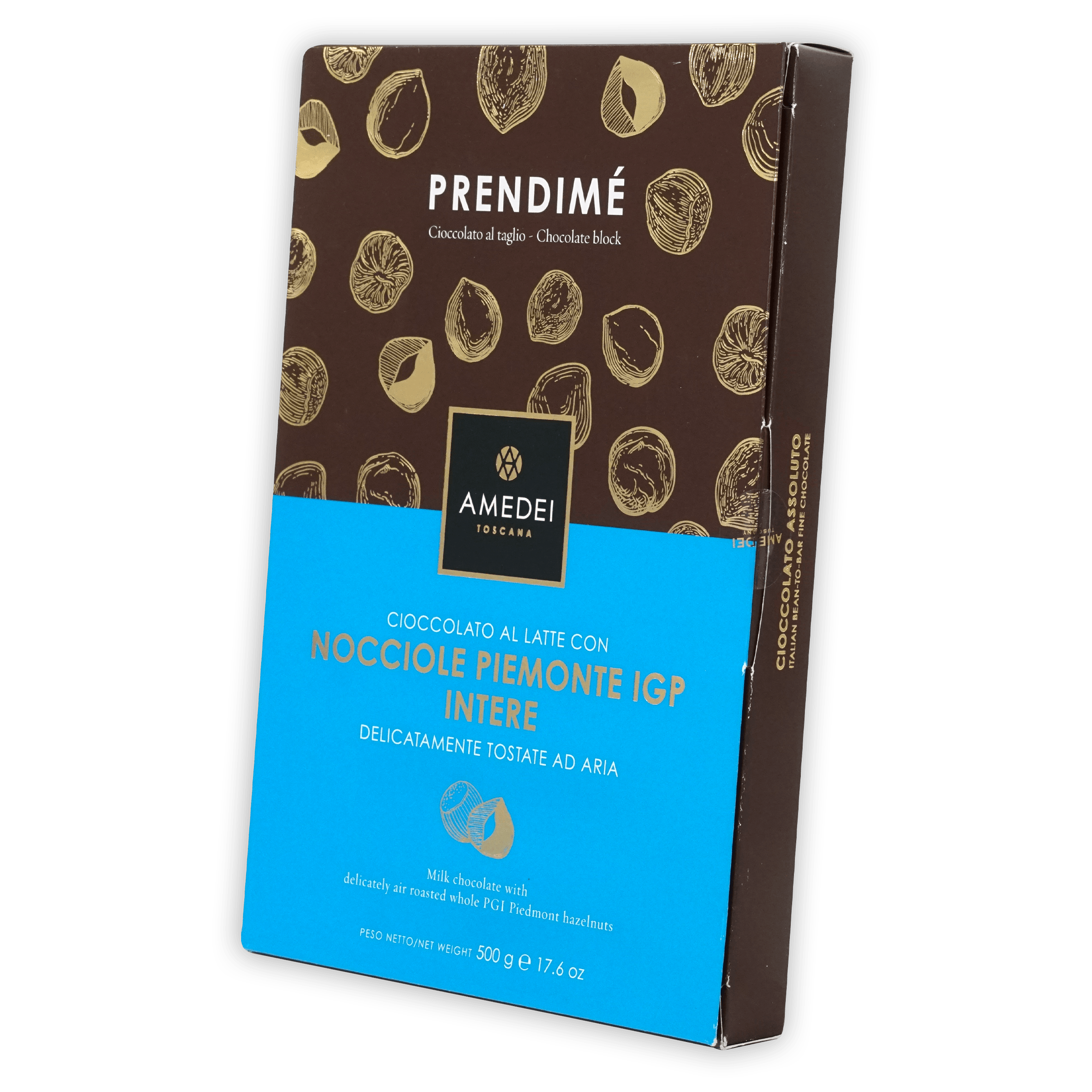 Amedei Prendimé milk chocolate with hazelnuts 500g box
