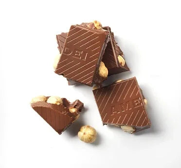 Amedei Prendimé dark chocolate squares with hazelnuts and dei brand, 150g