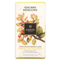 Amedei Toscana Toscano pistachio white chocolate bar wrapper