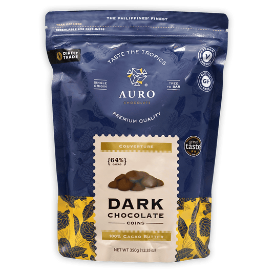 Auro Dark Chocolate Buttons 64%