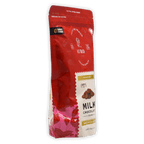 Auro Milk Chocolate Coins 42% vibrant red pink pouch with floral patterns
